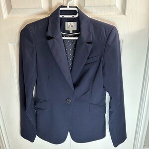 Navy tailored blazer